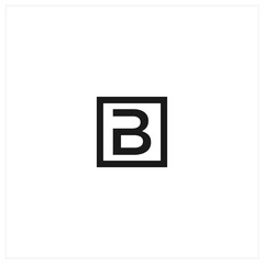 Initial Letter B logo icon design template elements - vector