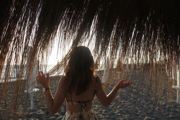 girl on the beach