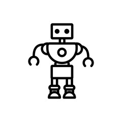 robot innovation technology character artificial machine linear design