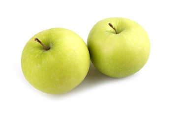 Apples isolated on white