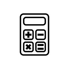 Calculator icon trendy