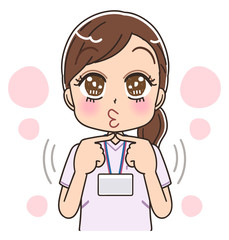 看護師 白衣 女 イラスト ナース マンガ 医療 かわいい