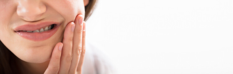 Obraz premium Woman Having Toothache