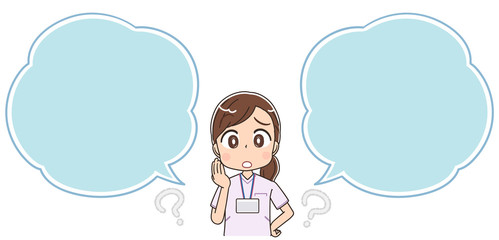 看護師 白衣 女 イラスト ナース マンガ 医療 かわいい