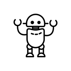 robot machine character technology artificial linear design