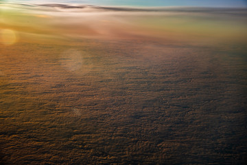 Aerial sunrise