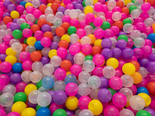 background of colorful balls