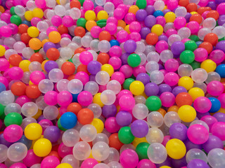 background of colorful balls