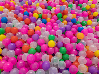 background of colorful balls