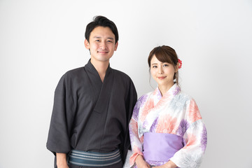 浴衣　カップル