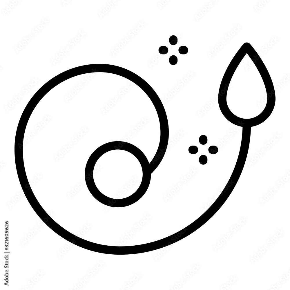 Poster piercing icon. outline piercing vector icon for web design isolated on white background
