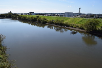 小貝川（こかいがわ）／ 茨城県取手市内