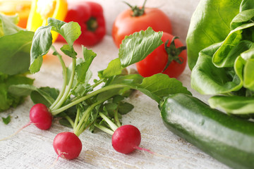 色々な野菜の集合イメージ写真