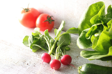 色々な野菜の集合イメージ写真