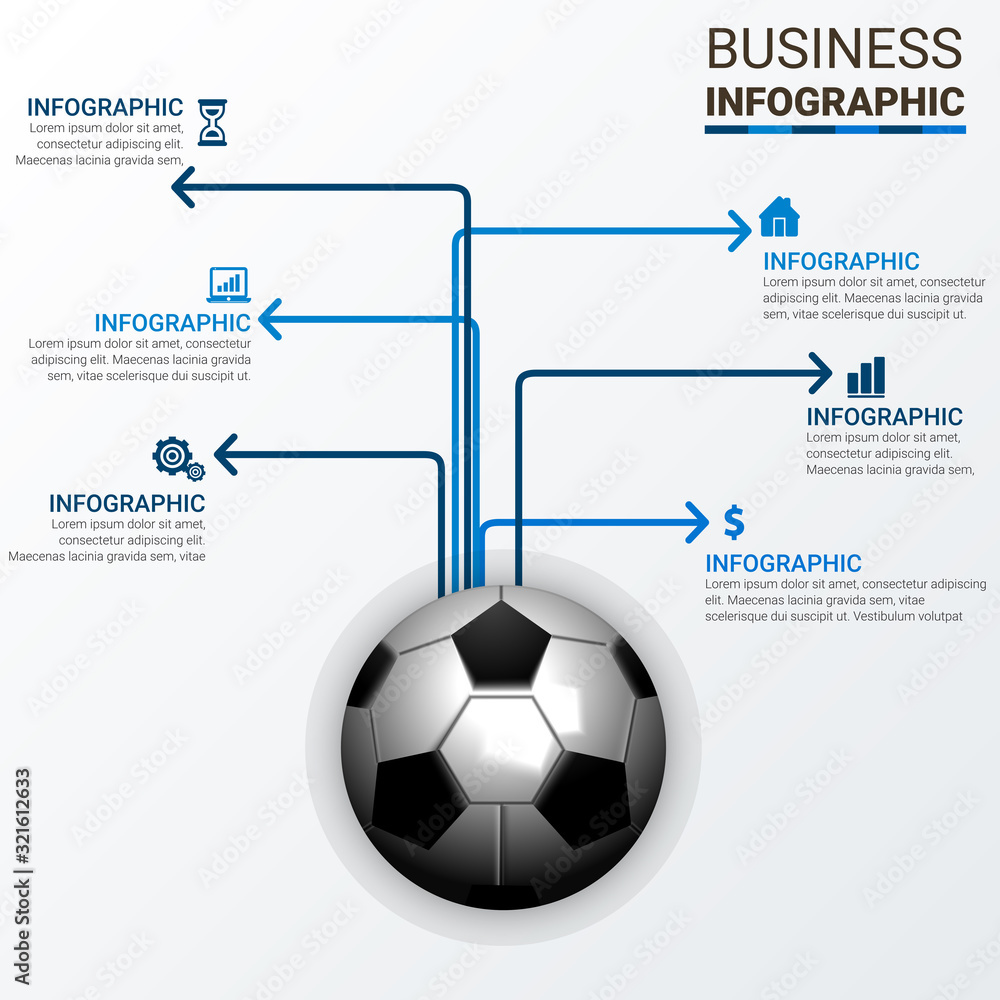 Poster infographic design vector and marketing icons can be used for workflow layout, diagram, annual repor