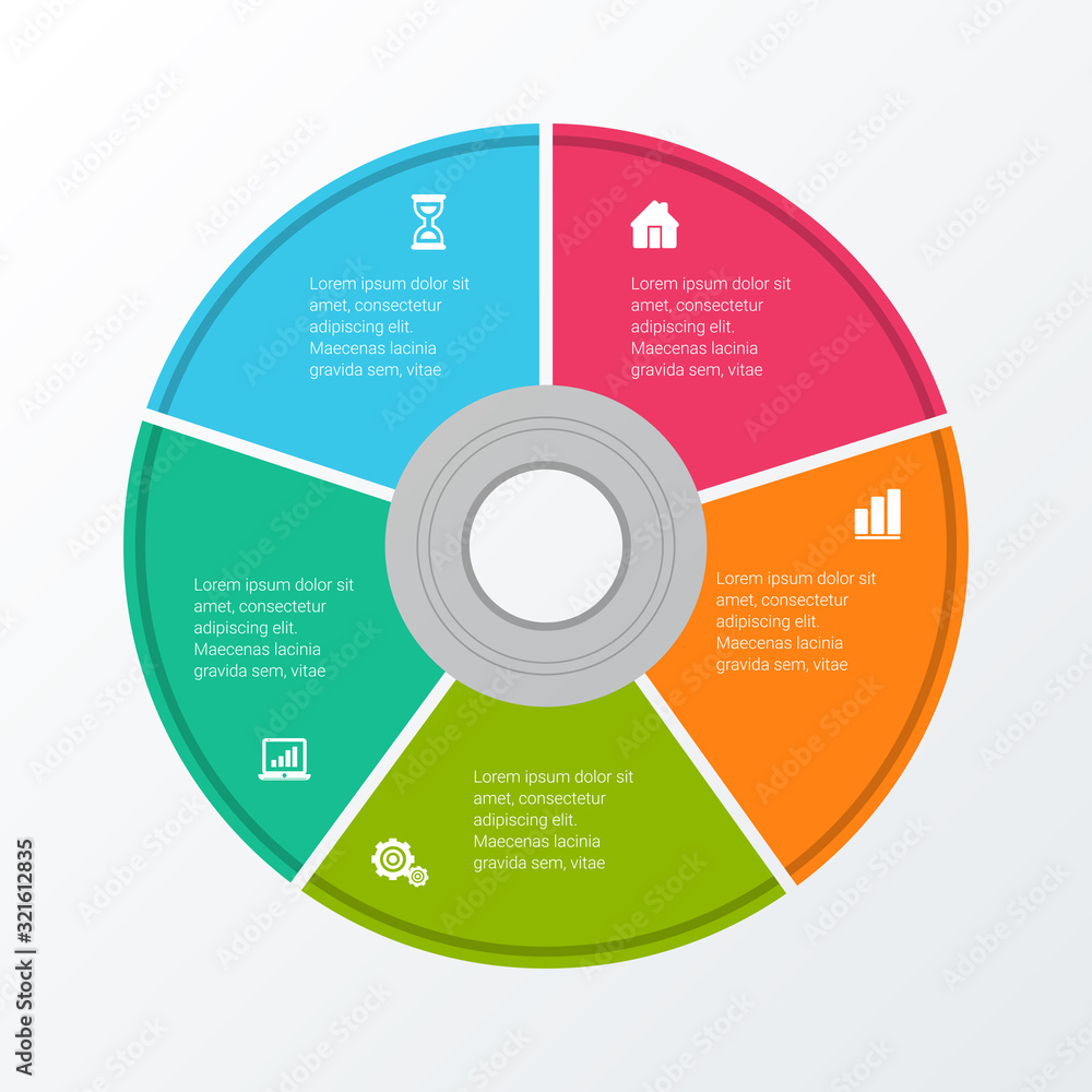 Poster infographic design vector and marketing icons can be used for workflow layout, diagram, annual repor