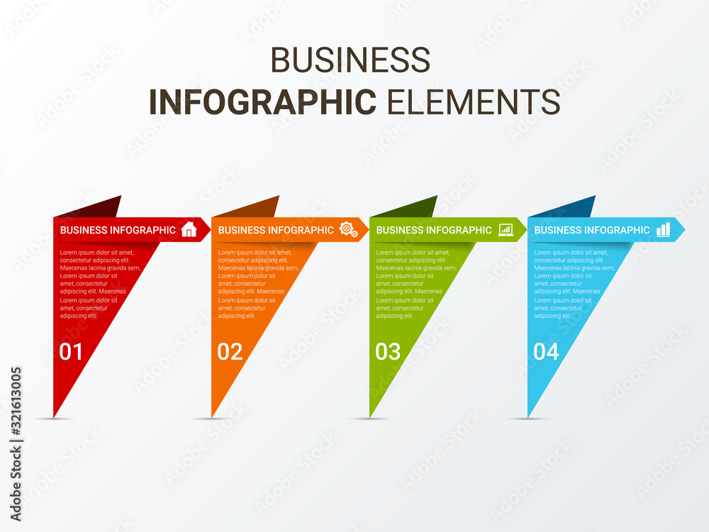 Poster infographic design vector and marketing icons can be used for workflow layout, diagram, annual repor