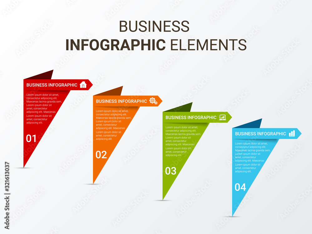 Poster infographic design vector and marketing icons can be used for workflow layout, diagram, annual repor