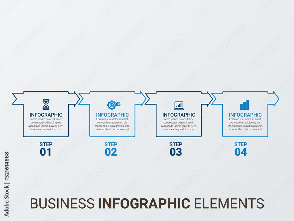 Poster infographics design vector and marketing icons can be used for workflow layout, diagram, annual repo