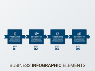 Infographics design vector and marketing icons can be used for workflow layout, diagram, annual report, web design. Business concept with options, steps or processes.