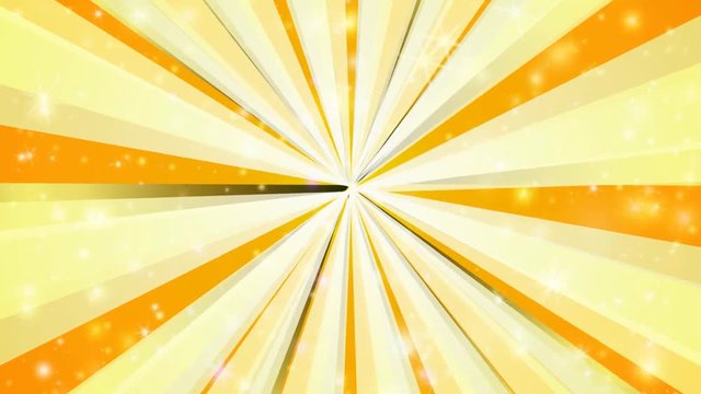  beautiful animation with rotating yellow rays that resemble the sun