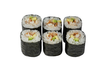 kappa maki on a white clean background