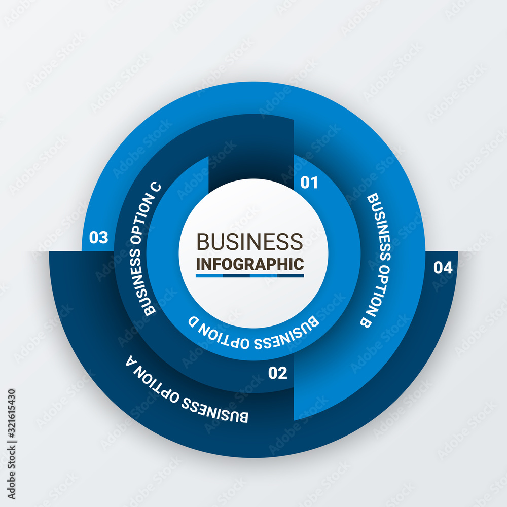 Poster infographic design element and number options. business concept with steps. can be used for workflow