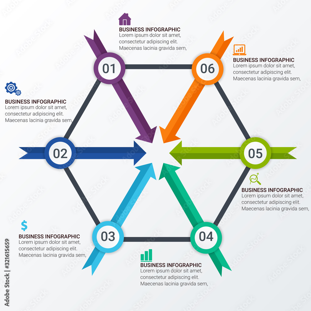 Poster infographic design element and number options. business concept with steps. can be used for workflow