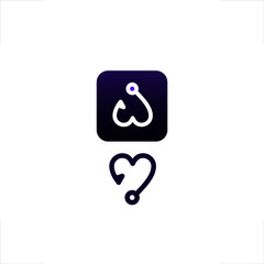 hook logo heart design love