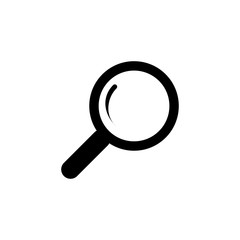 magnifying glass icon design vector logo template EPS 10