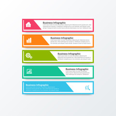 Infographic design vector and marketing icons can be used for workflow layout, diagram, annual report, web design. Business concept with 3, 4, 5, 6 and 10 options, steps or processes.