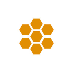 honeycomb icon design vector logo template EPS 10