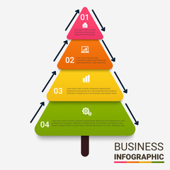 Vector Infographic thin line design with icons and options or steps. Infographics for business concept. banner, workflow layout, process diagram, flow chart, info graph