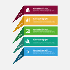 Infographic elements - bar and line charts, percents, pie charts, steps, options, timeline, people infographics, vector eps10 illustration
