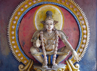 Statue in the Sri Sivaraja Vinayagar Temple in Colombo, Sri Lanka.