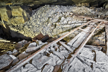 Abandoned mine in Europe, France