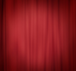 background with red curtain