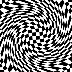 abstract background, rotate chessboard 