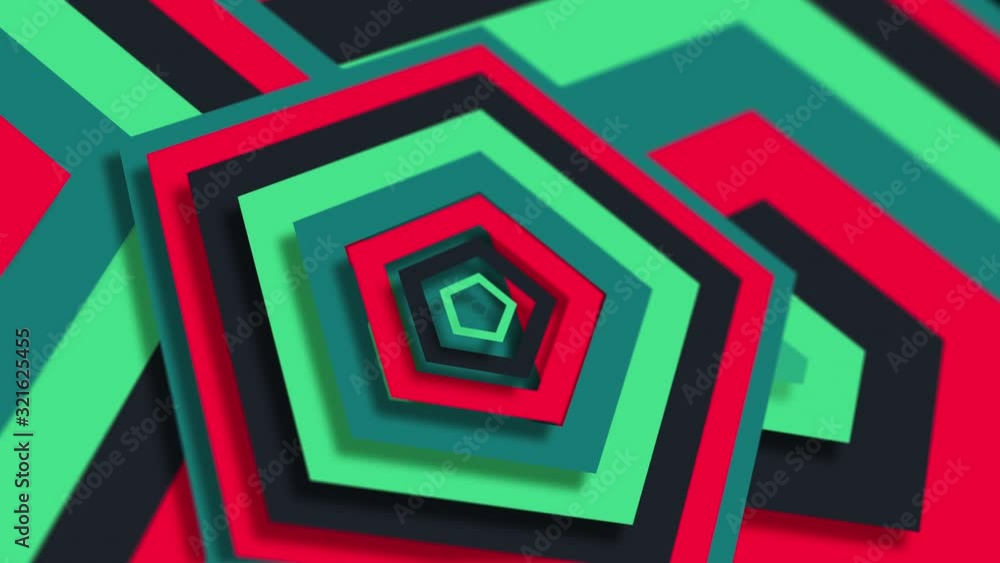 Poster computer generated web modern background. colorful pattern. 3d rendering abstract geometric shapes