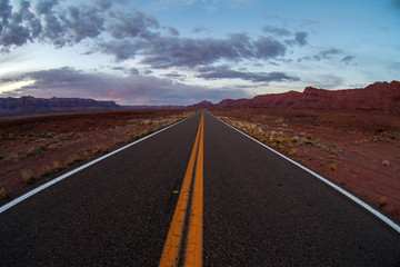 road in the desert