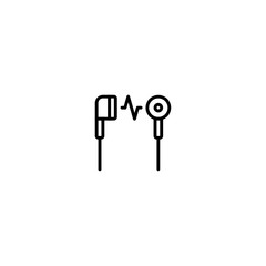 Earphone, Ear, Music, Enjoy Icon, Logo, Vector