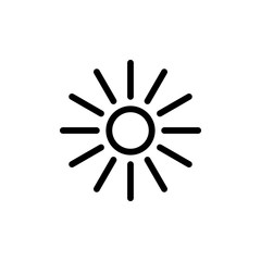 Obraz premium sun icon design vector logo template EPS 10