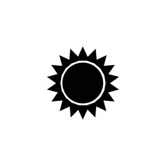 sun icon design vector logo template EPS 10