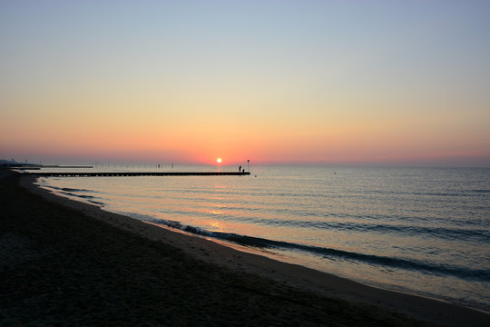 sunrice on beach