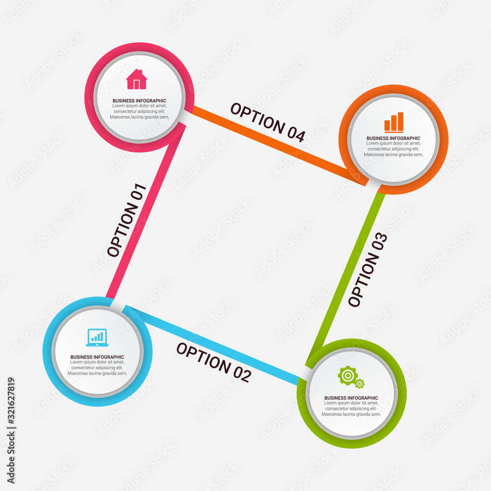 Poster infographics design vector and marketing icons can be used for workflow layout, diagram, annual repo