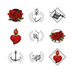 bundle of tatoos images icons