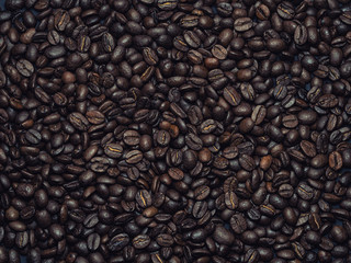 roasted coffee beans, can be used as a background
