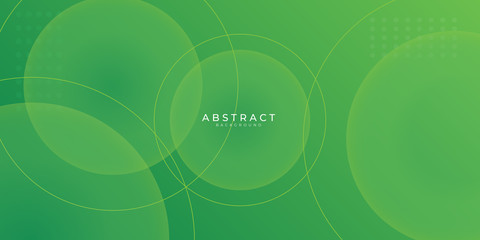 Modern green web header abstract background. Vector illustration design
