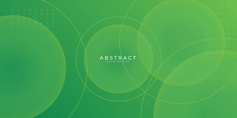 Modern green web header abstract background. Vector illustration design