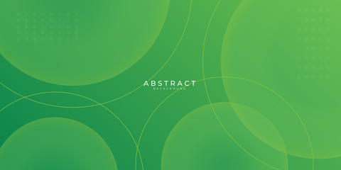 Modern green web header abstract background. Vector illustration design